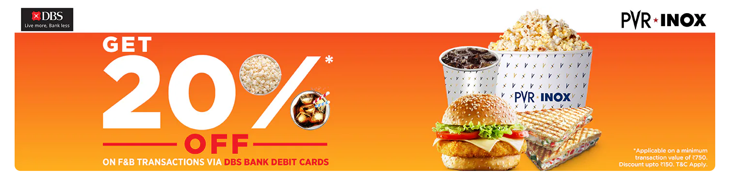 Image of DBS Bank Debit Card - 20% off on Food & Baverages 