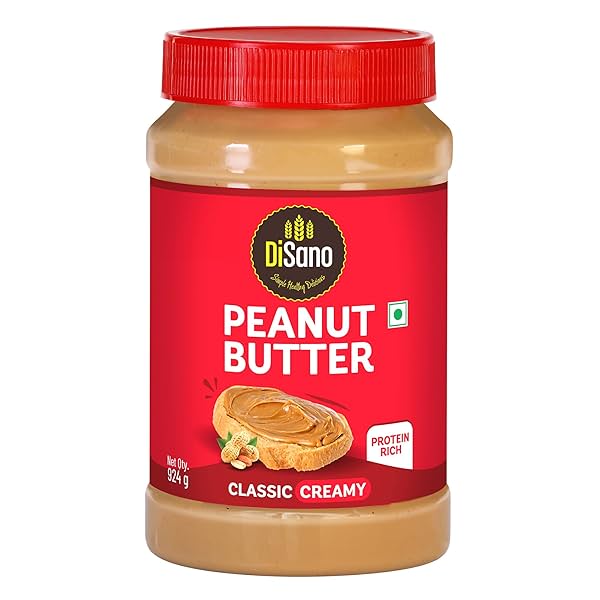 Image of DISANO Peanut Butter, Creamy, Classic, 25% Protein With Vitamins & Minerals, 924 Gram