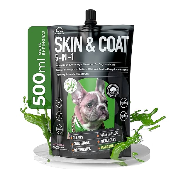 Image of DOGGIE DOG 5-in-1 Mahabhringraj Dog & Cat Shampoo and Conditioner