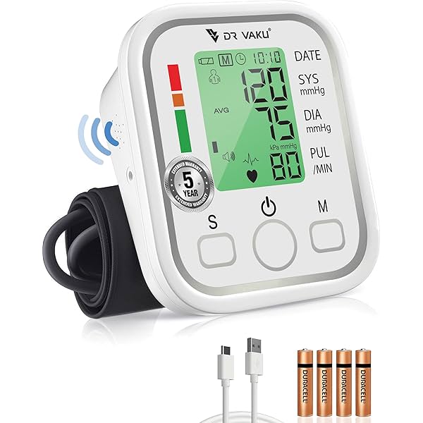 Image of DR VAKU BP Monitor, Digital Blood Pressure Monitor, 1 quantity.