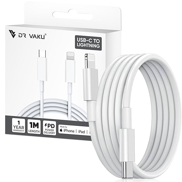 Image of DR VAKU Usb C To Lightning Cable 1M