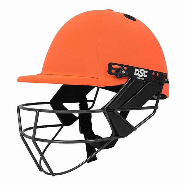 Image of DSC Fort 44 Lite Titanium Cricket Helmet for Mens