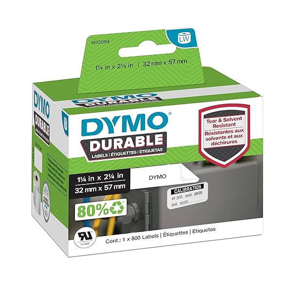 Image of DYMO LW Durable Industrial Labels, 800 labels