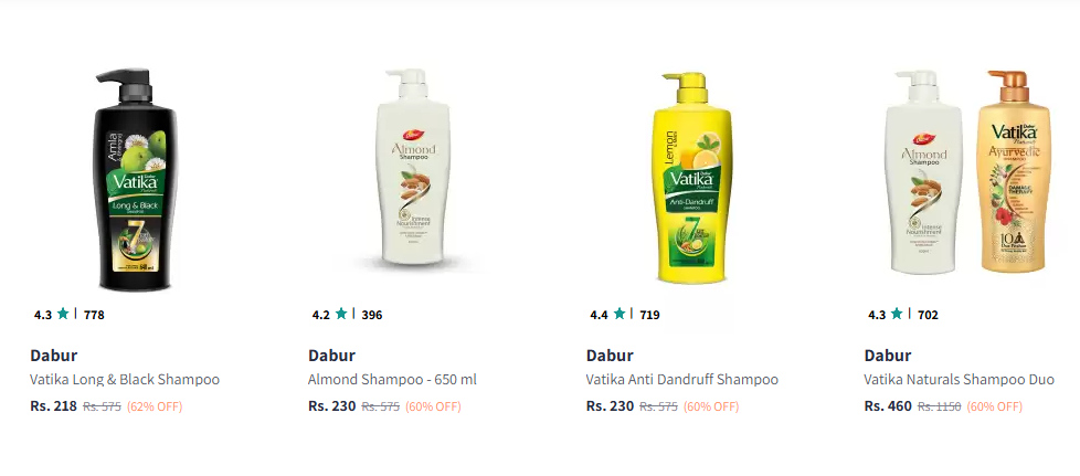 Image of Dabur Beauty Product Starting At @₹218