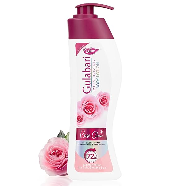 Image of Dabur Gulabari Moisturizing Body Lotion - 400ml For Dry & Dull Skin