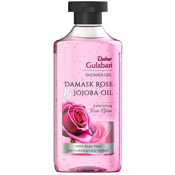 Image of Dabur Gulabari Shower Gel-Damask Rose & Jojoba Oil-250ml