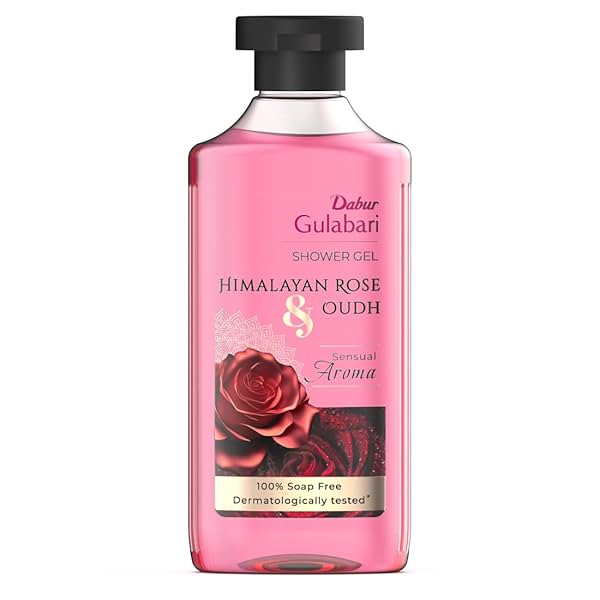 Image of Dabur Gulabari Shower Gel-Himalayan Rose & Oudh - 250ml 