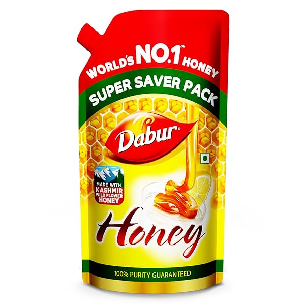 Image of Dabur Honey - 750g Refill Pouch |.