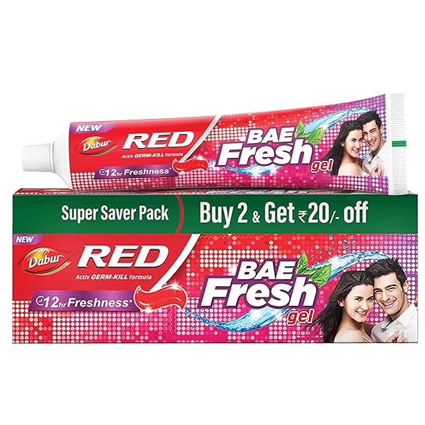 Image of Dabur Red Bae Fresh Gel - 300gm (150gm*2) 