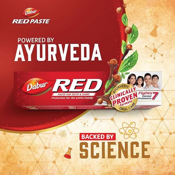 Image of Dabur Red Toothpaste - 750g (250gx3) Special Edition Pack