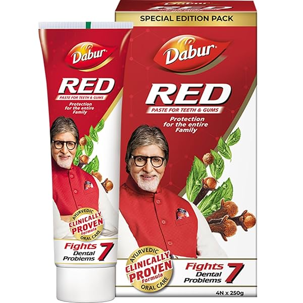 Image of Dabur Red Toothpaste - 750g (250gx3) 