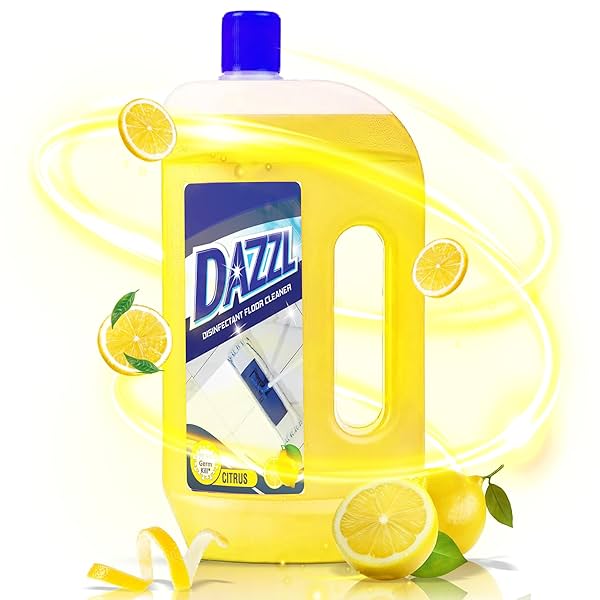 Image of Dazzl Disinfectant Surface & Floor Cleaner Liquid, Citurs Fragrance- 2 Litre |.