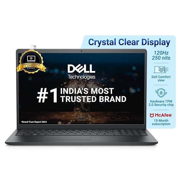 Image of Dell 15 Thin & Light Laptop, Intel Core i5-1235U Processor/16GB DDR4 + 512GB SSD