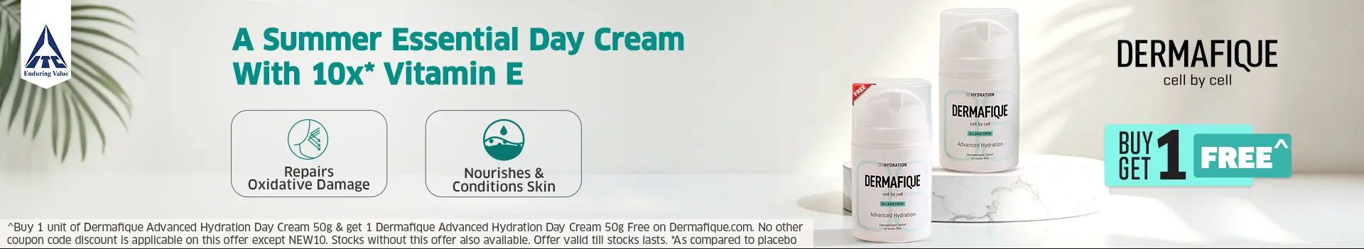 Image of Dermafique Offer: Buy 1 Get 1 Free on Cream