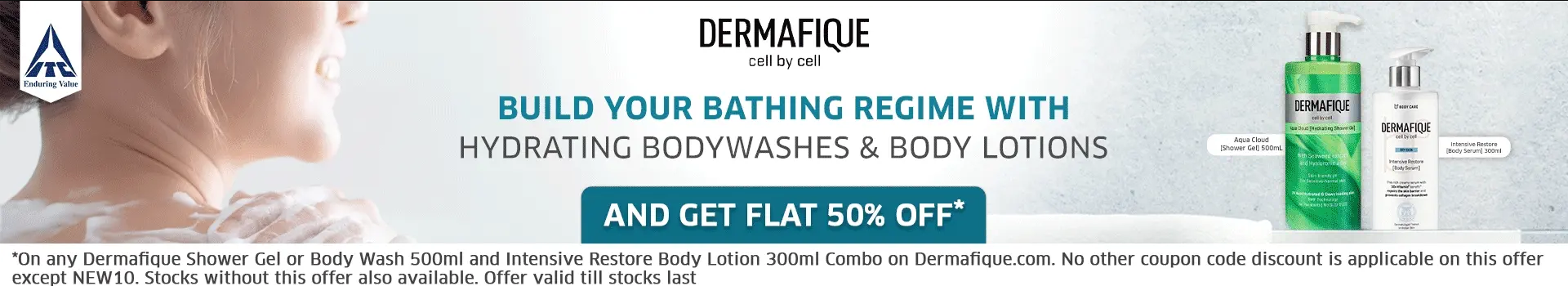 Image of Dermafique Offer: Get Flat 50% Off on Skin Products