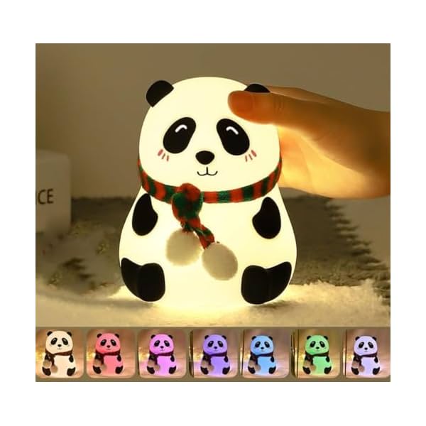 Image of Desidiya® Panda Lamp, Panda Gifts, Panda Touch Silicone Lamp