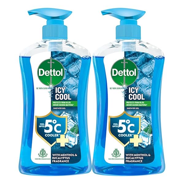 Image of Dettol Body Wash and Shower Gel, Cool-500ml,Pack Of 2