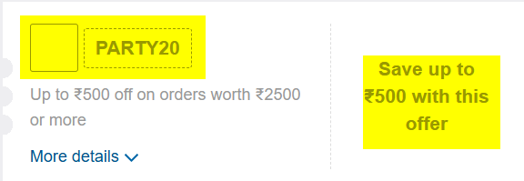 Image of Domino's Coupon : Up to ₹500 off on orders worth ₹2500 or more