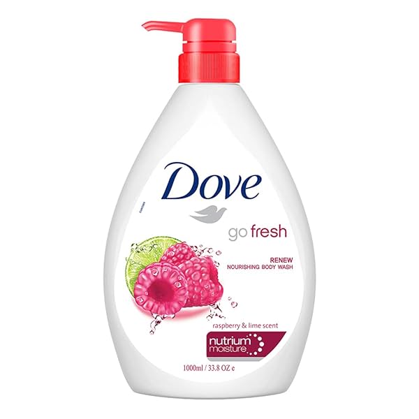 Image of Dove Body Wash 1L (Raspberry & Lime)