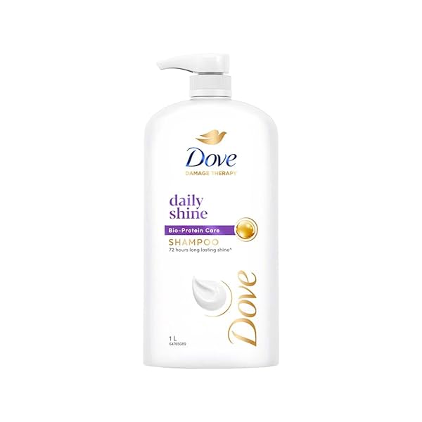 Image of Dove Daily Shine Shampoo For Dull Hair, 1 Ltr