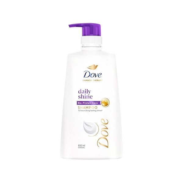 Image of Dove Daily Shine Shampoo For Dull Hair, 650 ml