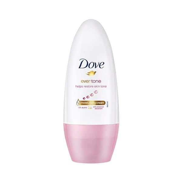 Image of Dove Eventone Roll-On Deodorant – Alcohol-Free (50ml)