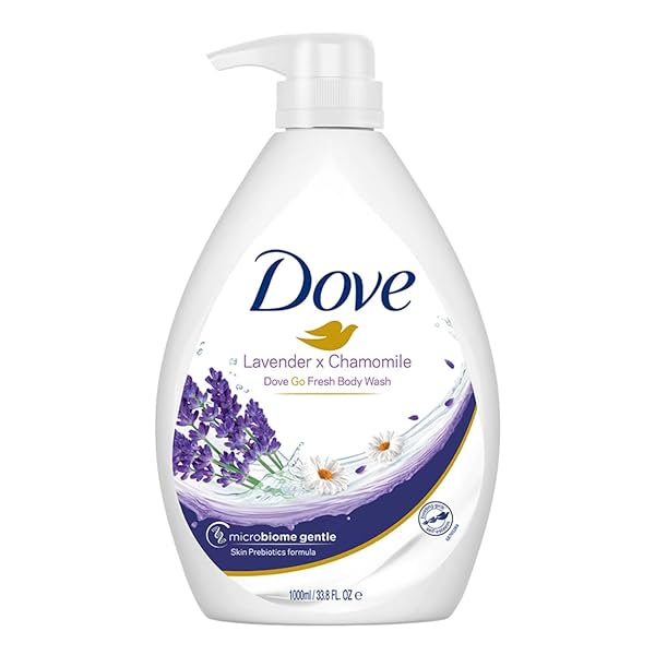 Image of Dove Lavender & Chamomile Go Fresh Body Wash 1L