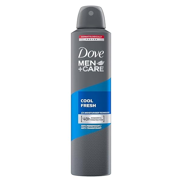 Image of Dove Men+Care Cool Fresh Dry Spray Antiperspirant Deodorant