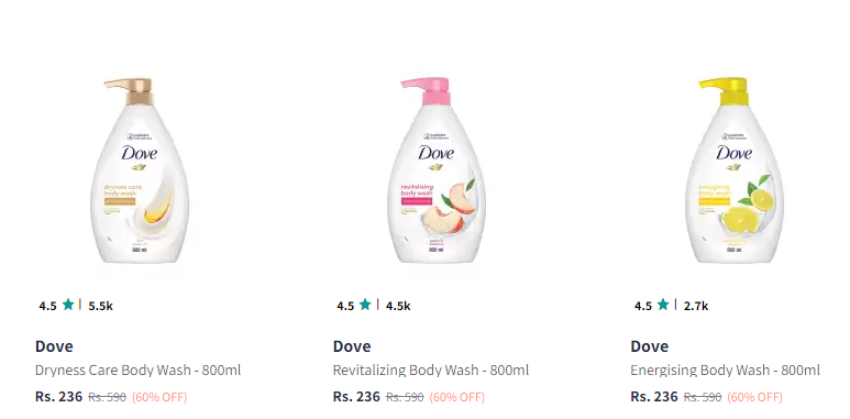 Image of Dove Personal Care Products Up to 60% Discount