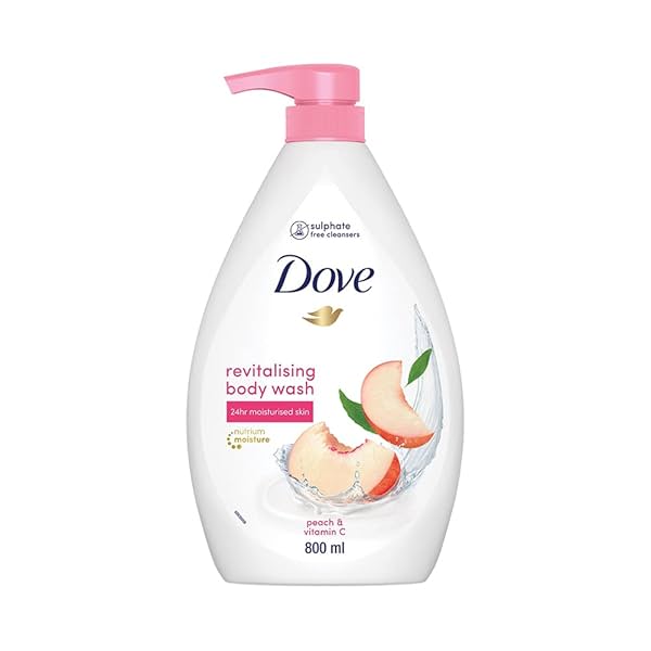 Image of Dove Revitalizing Bodywash with Vtamin C,100% plant- based moisturisers, 800ml