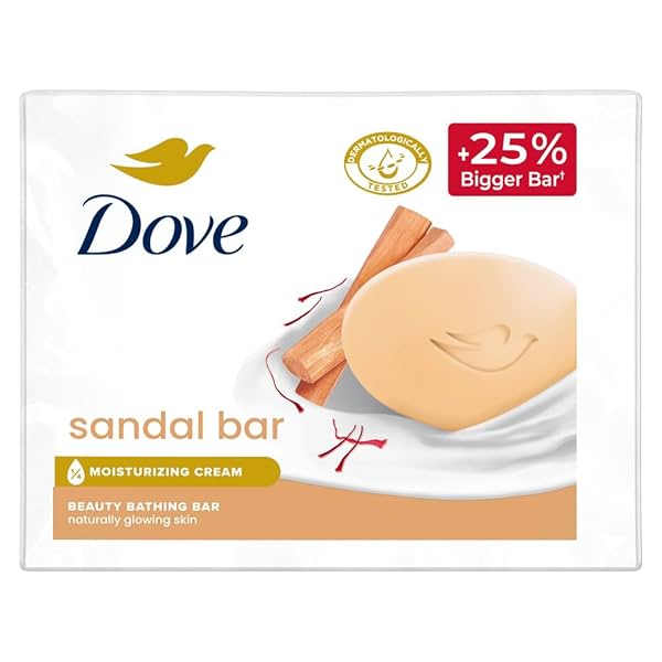 Image of Dove Sandalwood Beauty Bar for Naturally Glowing Skin