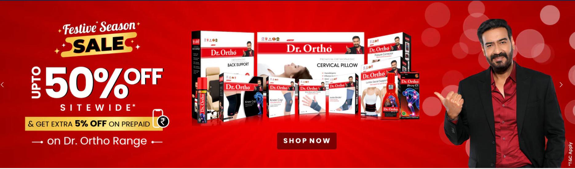 Image of Dr. Ortho Festive Season Sale : up to 50% off + Extra 10% Off 