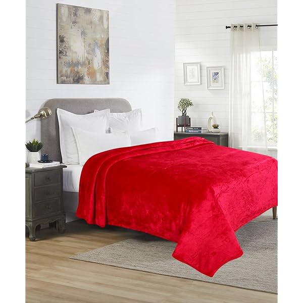 Image of Dream Living Premium Flannel Double Bed Blanket