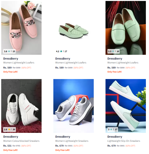 Image of Dressberry Brand Casual Shoes @ Up to 90% Discount