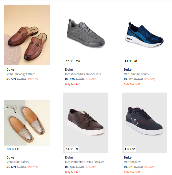 Image of Duke Brand Men's Footwear @ Flat 80% Discount