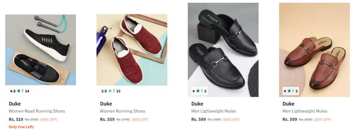 Image of Duke Men's Shoes starting at ₹519