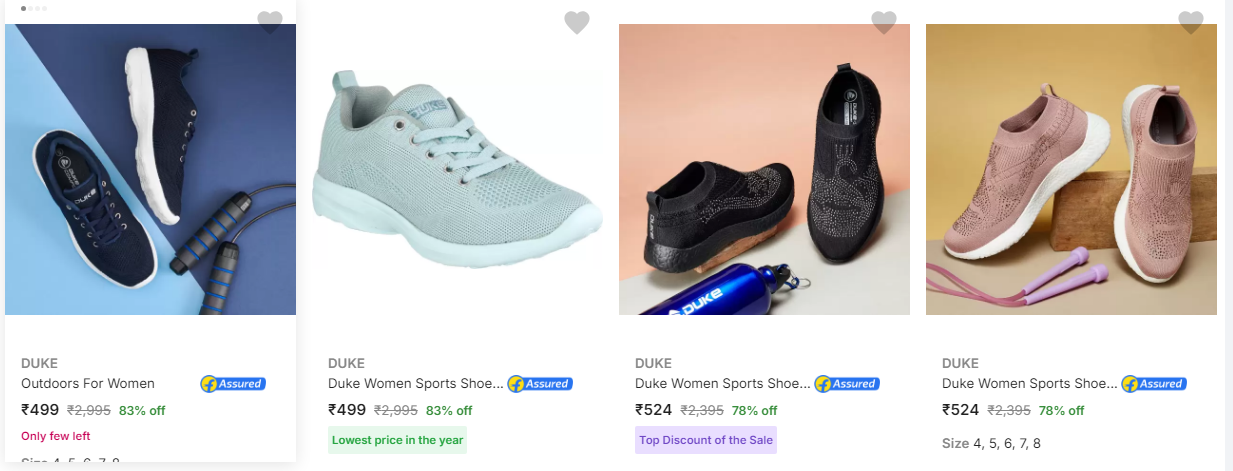 Image of Duke Womens Sports Shoes up to 83% discount 