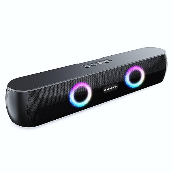 Image of E GATE C210 | 18W Bluetooth Speaker Soundbar, Dual Drivers 