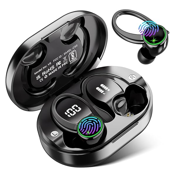 Image of EDYELL Bluetooth in Ear Earphones with Earhooks