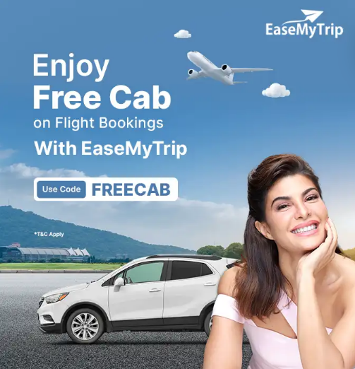 Image of EaseMyTrip Coupon: Up to ₹500 Discount on Cab Bookings after making Flight Bookings