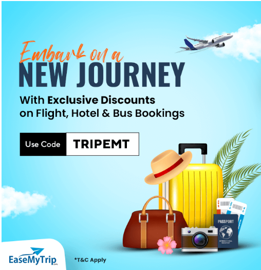 Image of EaseMyTrip Flight Coupon: Get ₹1000 Off on International Flights