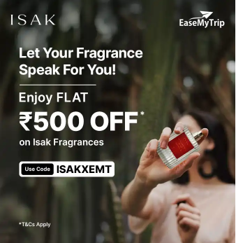 Image of EaseMyTrip ISAK Coupon : Flat ₹500 off on Isak Fragrances at EaseMyTrip