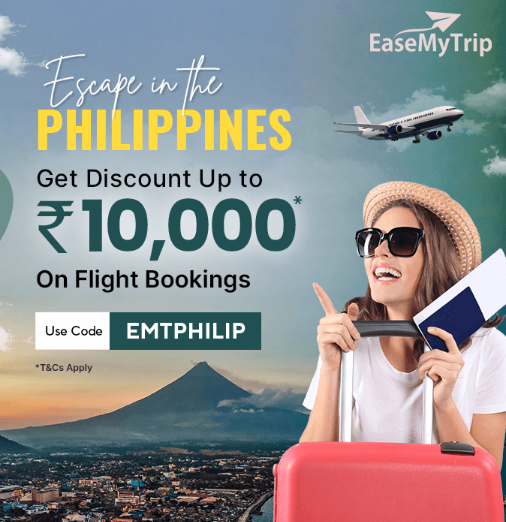 Image of EaseMyTrip Philippines Flight Coupon: Up to ₹10000 Discount on Philippines Flight