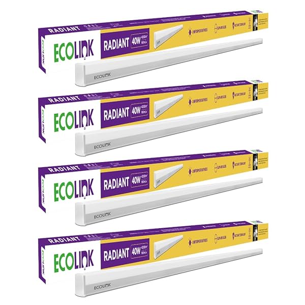 Image of EcoLink 40w LED Batten, pack of 4.