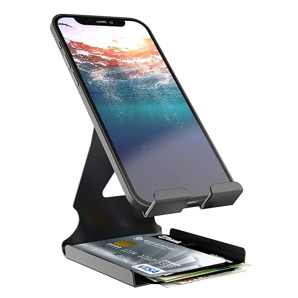 Image of Elv Universal Mobile Phone Tabletop Stand Holder Mount 