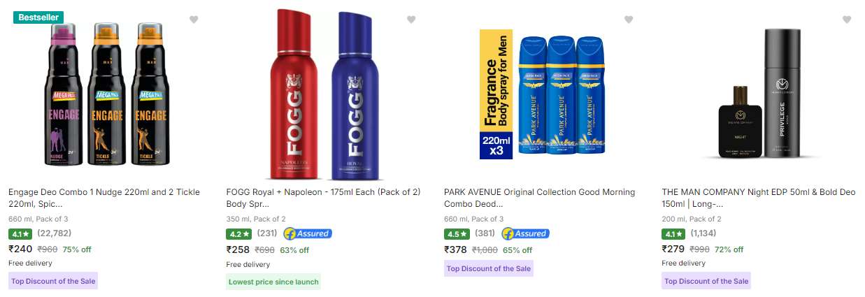 Image of Engage Deo Up-to 80% Discount