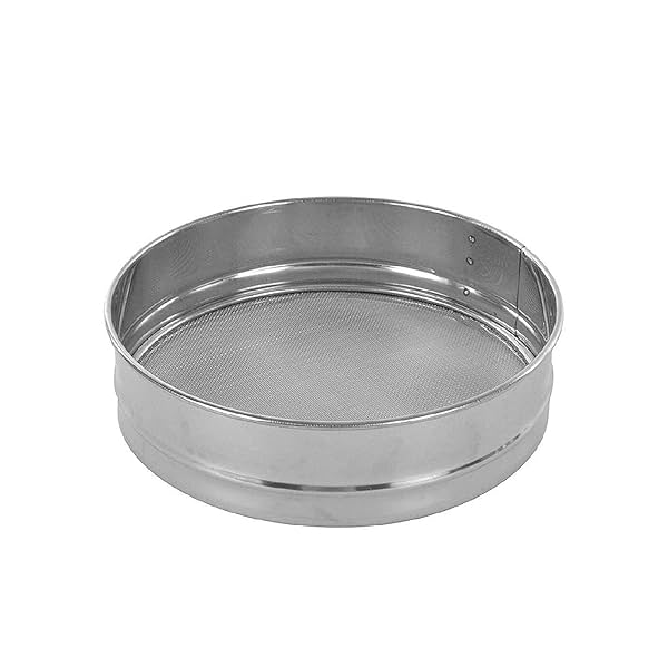 Image of Entisia Steel Atta Sieves Chalni Stainless Steel Sieve for Aata, Maida