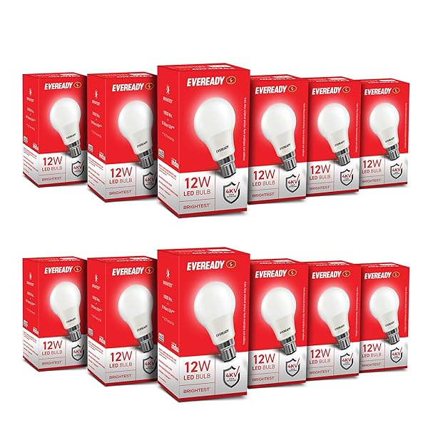 Image of Eveready 12W Led Light Bulb | Pack Of 12, B22D