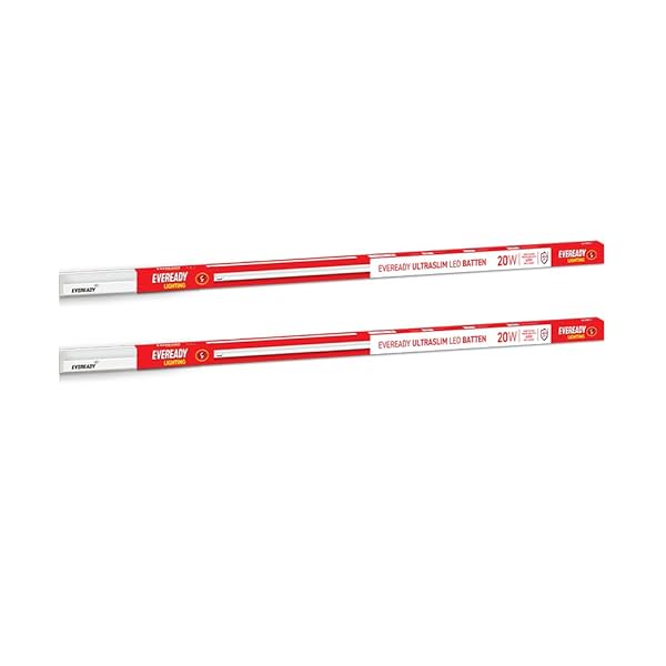 Image of Eveready 20W LED Batten 100lm/W Pack of 2