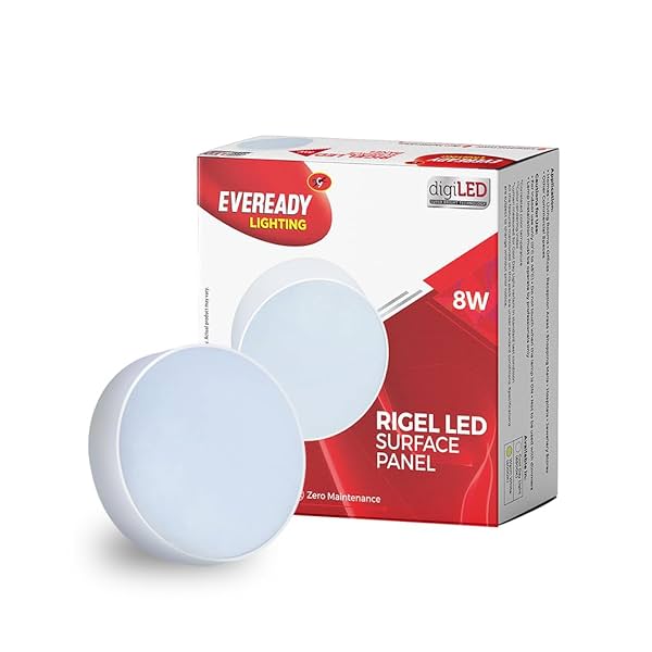 Image of Eveready 8W LED Rigel Surface Panel Ceiling Lights 